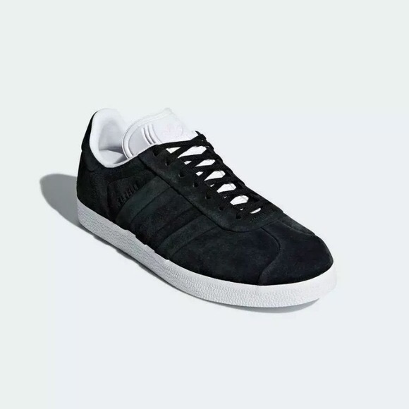 adidas gazelle stitch and turn black